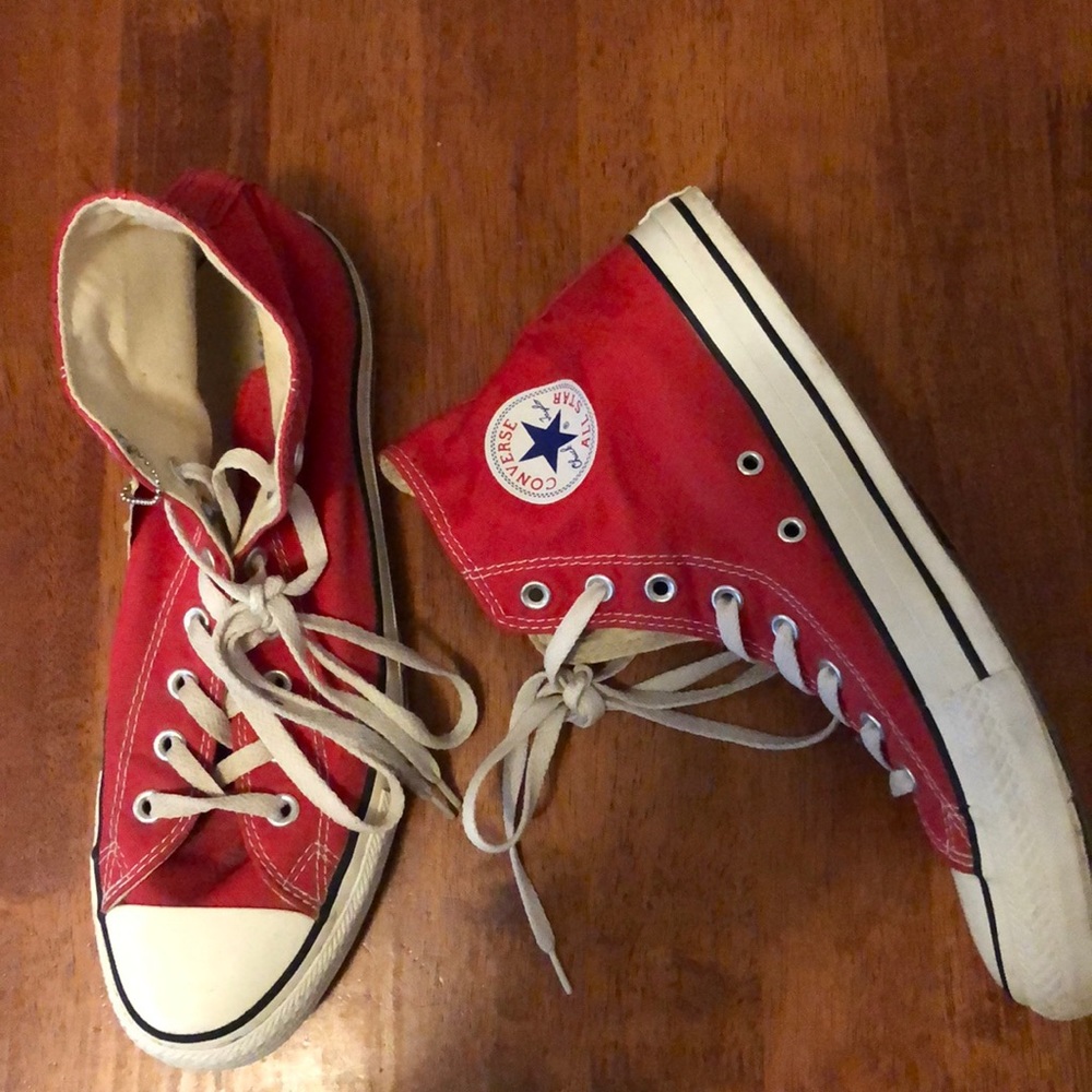 Converse Red High Tops
